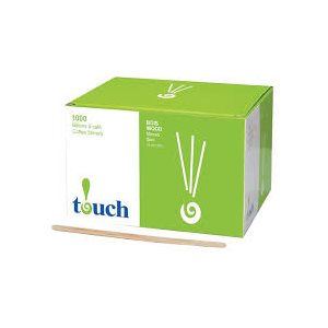 Bâtons à café en bois 5.5" (1000 / bte)