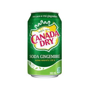 Canada dry gingerale canette 355ml.