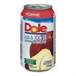 Dole jus pomme canette 340ml.