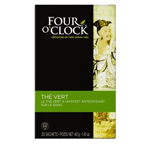 Four O'Clock thé vert (20 / bte)