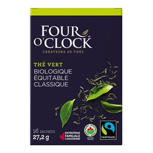 Four O'Clock thé vert bio / équit. (16 / bte)