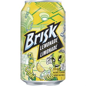 Brisk limonade canette 355ml.