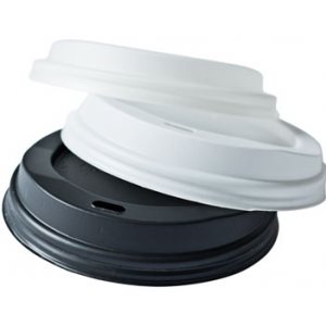 Couvercle dome noir 80mm. (20 pqts de 50 )