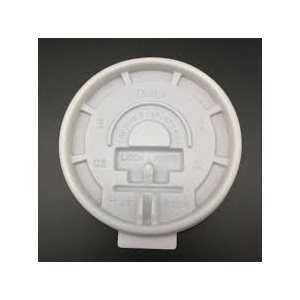 Couvercle plat 80mm. (50 / pqt)